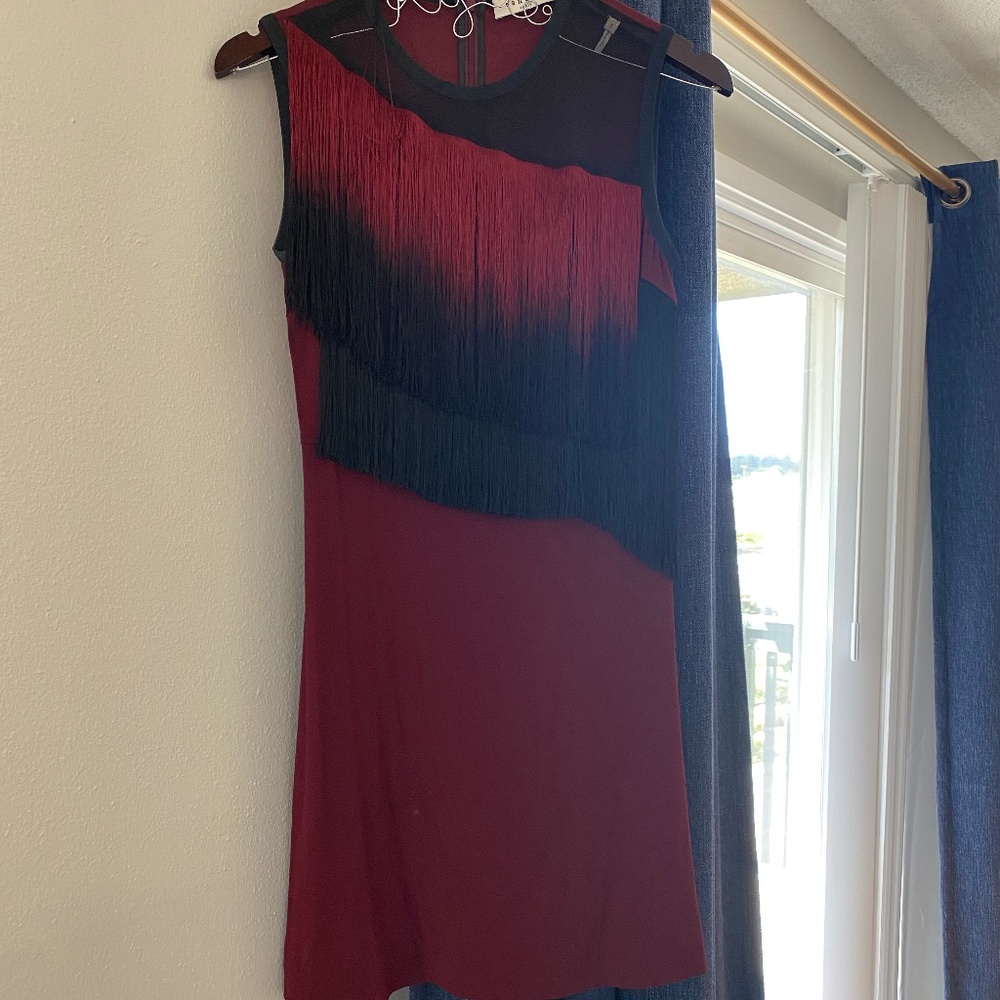 Sandro Ringo Ombre Dress Size 2 - Picture 2 of 5